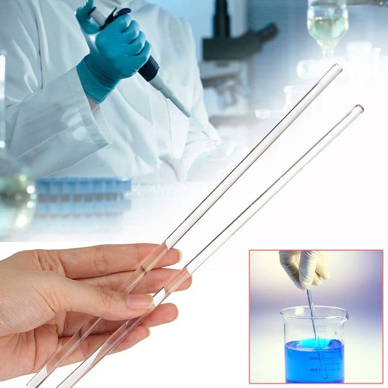12in/30cm Glass Stirring Rod Reusable Mixing Sticks Stirrer - View 1