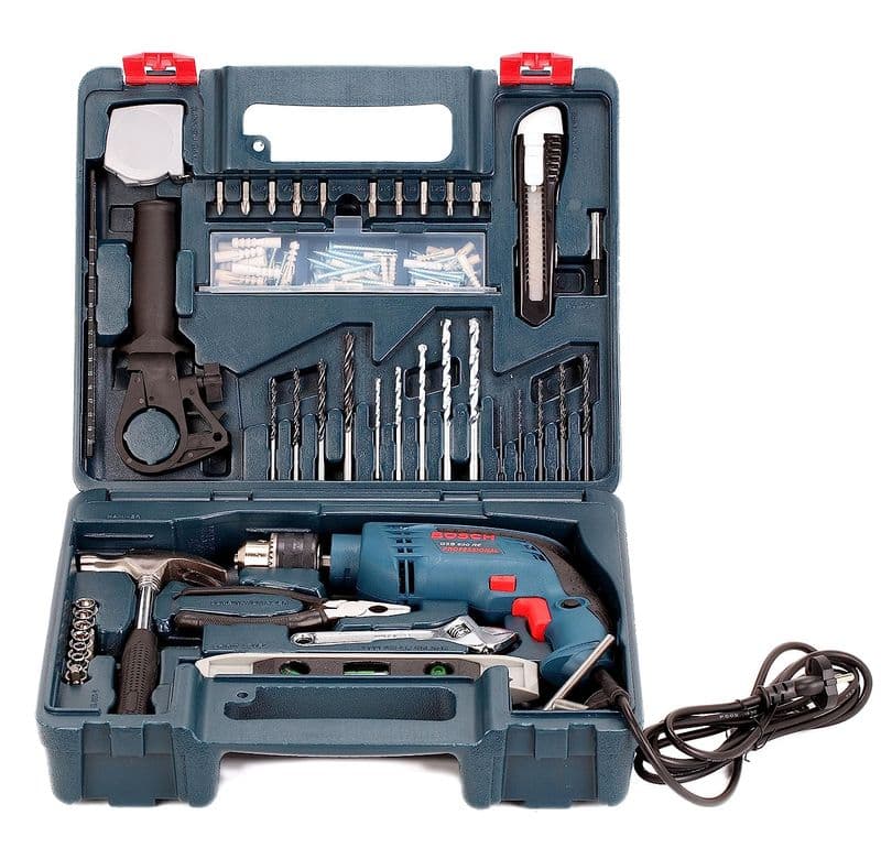 Bosch: GSB 600RE 600W Drill Machine Impact with Professional Tool Kit - View 2