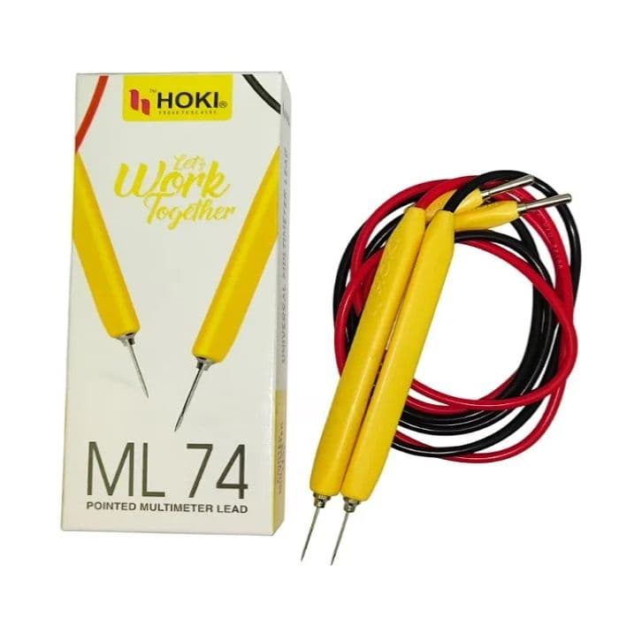 HOKI: ML-XX Long Pin Multimeter Lead Testing Probes - View 2