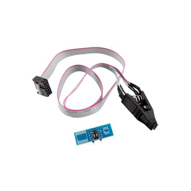 SPI BIOS FLASH Non-Dismantling Test Program Clip SOP8 24C 93C 25LF - View 2