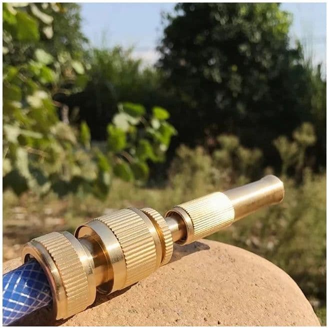 Brass Nozzle Water Spray Gun Hose Nozzles Pipe For Gardening And Washing hose 1/2 inch - View 2
