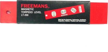 Freemans: 200mm 3 Vials Magnetic Torpedo Spirit Level LT200 - View 1