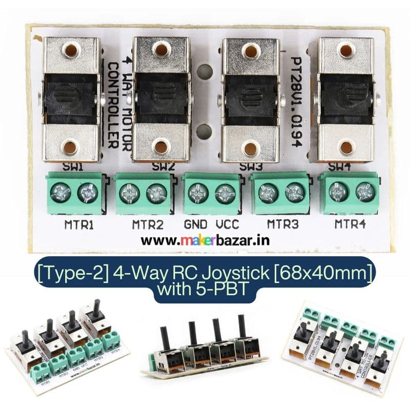 DPDT Remote Controller Joystick Module for Motors - View 3