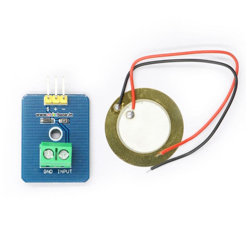 Piezoelectric Vibration Sensor Module - View 1