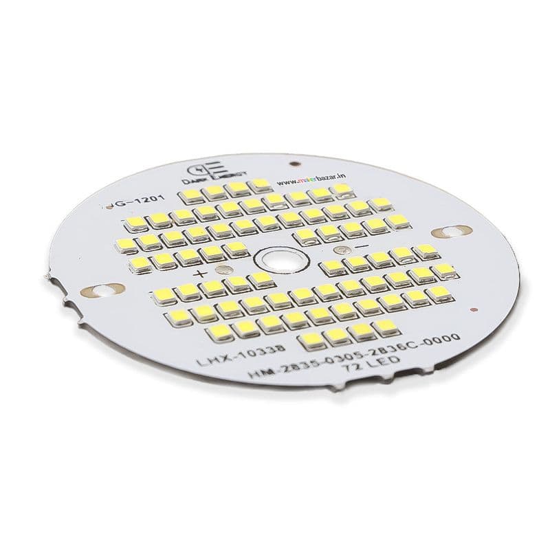 40W MCPCB Warm White 74mm Round Metal Core LED PCB - View 2