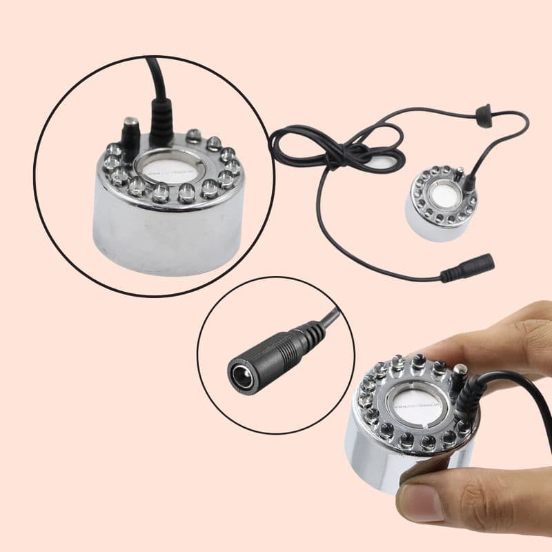 DC24V 16MM 12LED Alloy Air Humidifier Mist Maker 46MM*38MM - View 2