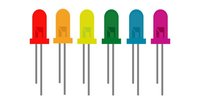 DIP LED 5mm Oval Shape - View 1