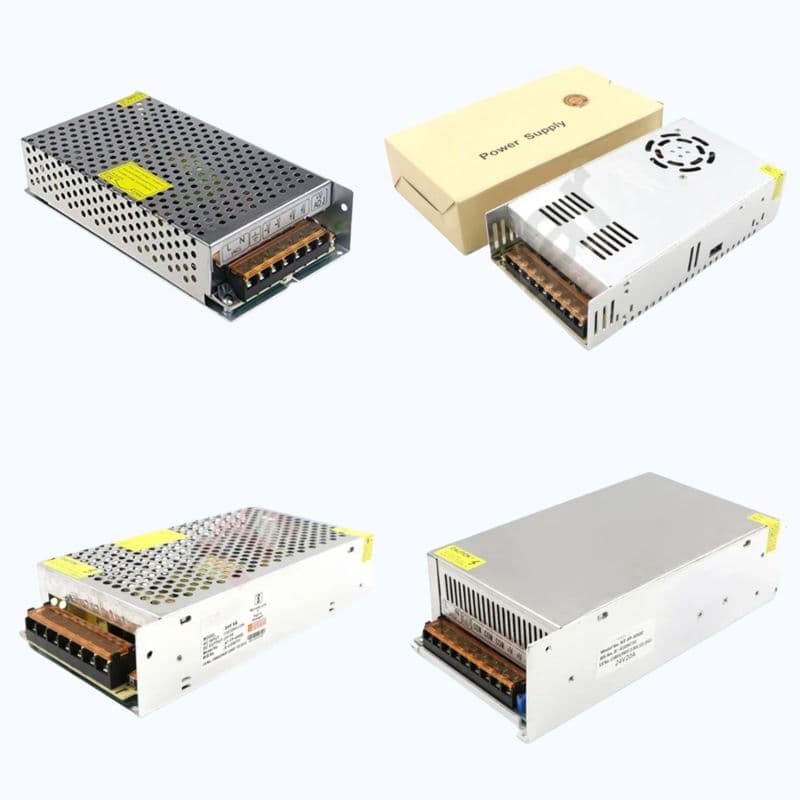 24Volt DC Switch Mode Power Supply (SMPS) Rectangular Metal Casing - View 1