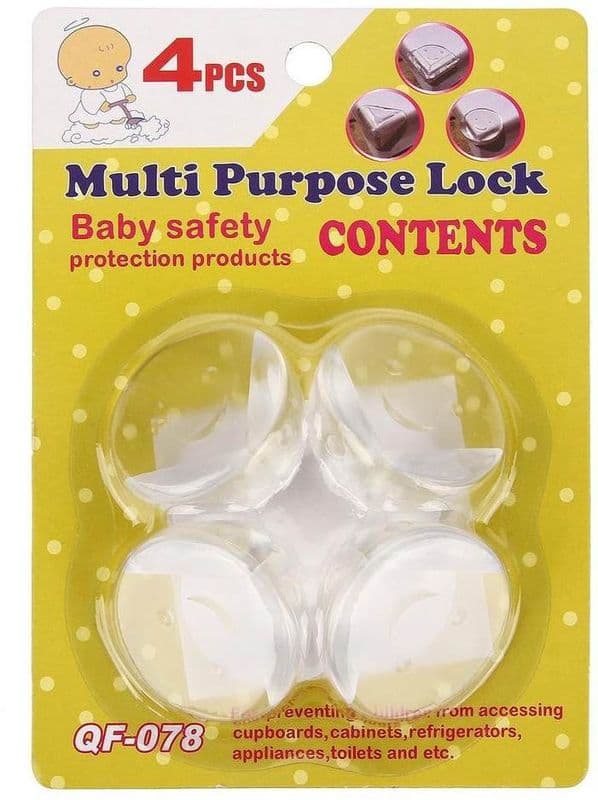 Transparent Round Corner Guards - Pack of 4 - View 1