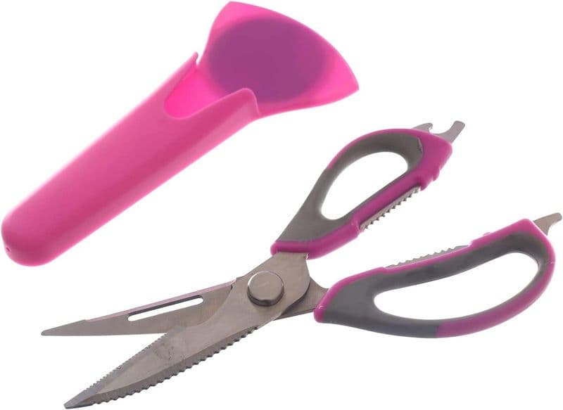 8 in 1 Stainless Steel Scissor With Plastic Handle And Cover - View 1