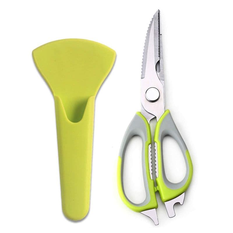 8 in 1 Stainless Steel Scissor With Plastic Handle And Cover - View 3