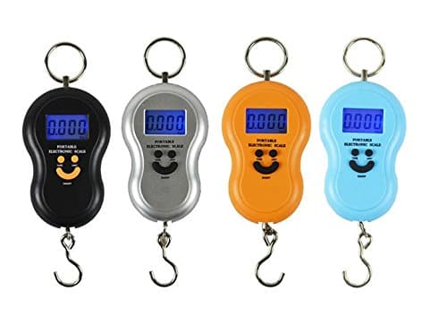50kg 10g Portable Hanging Luggage Digital Smile Mini Weight Machine - View 2