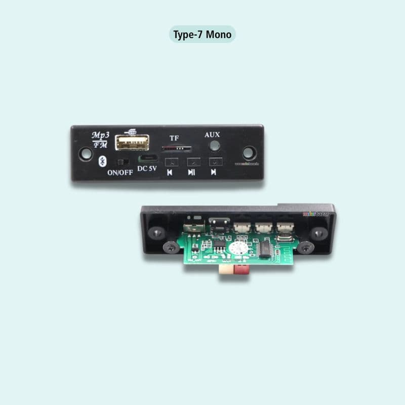 Bluetooth Audio Music Player Modules Frame [Without Display] - View 2