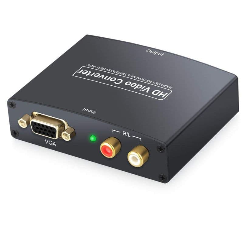 HDMI to VGA and Right/Left Audio Video Converter Adapter - View 1