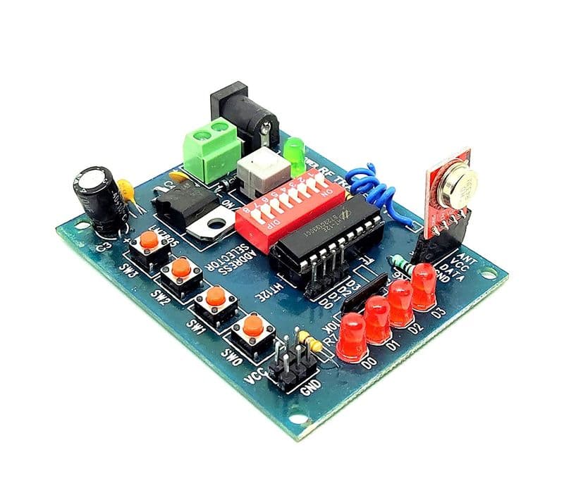 433Mhz Wireless RF Transmitter Receiver Board With HT12D & HT12E - View 2