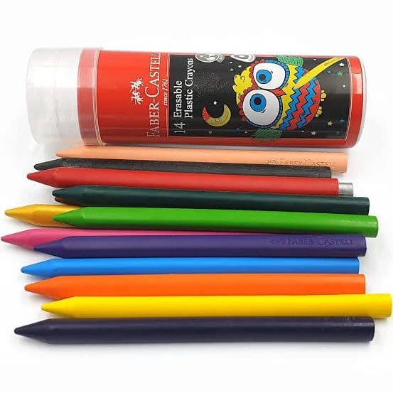 Faber-Castell: 14 Erasable Plastic Crayons - View 2