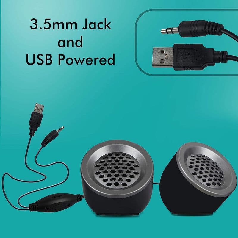 Zebronics: Zeb-Pluto 2.0 Multimedia Speaker with Aux Connectivity, USB Powered and Volume Control - View 3