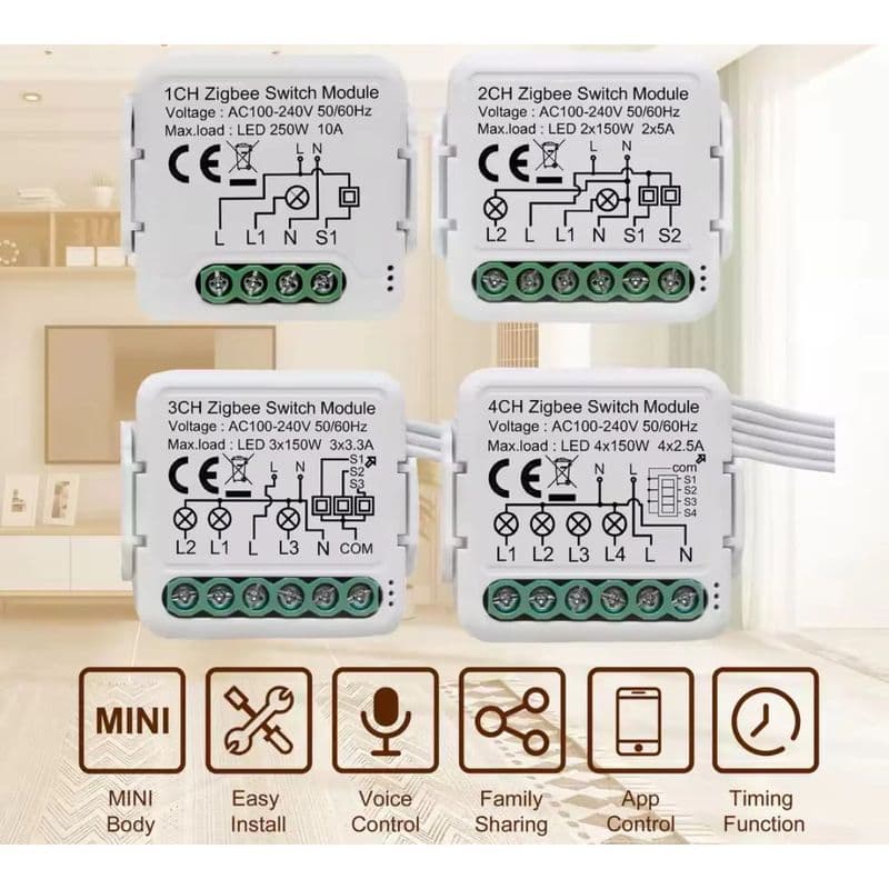 Mini Smart Switch DIY Smart Wireless Module for Home/Office - View 2