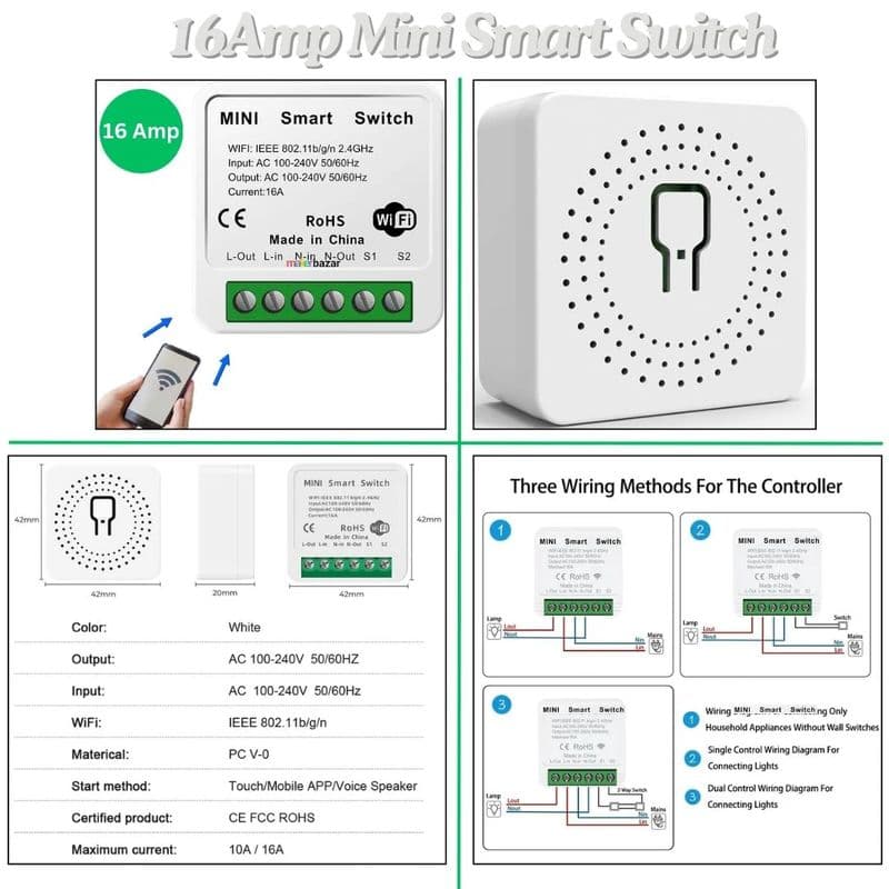 Mini Smart Switch DIY Smart Wireless Module for Home/Office - View 3