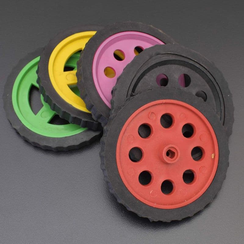 BO Gear Motor Robot Wheels 7cm x 1cm - View 2