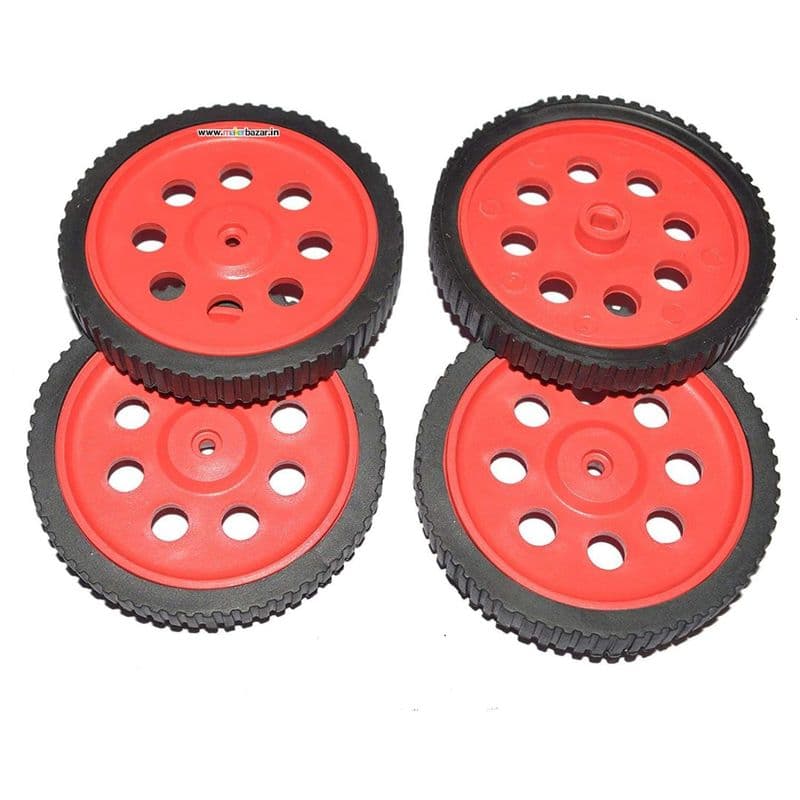 BO Gear Motor Robot Wheels 7cm x 1cm - View 3