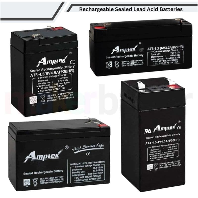 Amptek Sealed Lead Acid Batteries - View 1