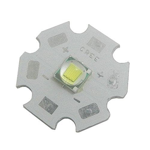 Cree 3W XPE 5050 SMD LED Chip with 20mm PCB - White - View 1