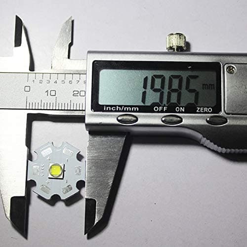 Cree 3W XPE 5050 SMD LED Chip with 20mm PCB - White - View 3