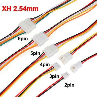 JST XH 2.54mm Female Connector with Wire 11-inch - View 2