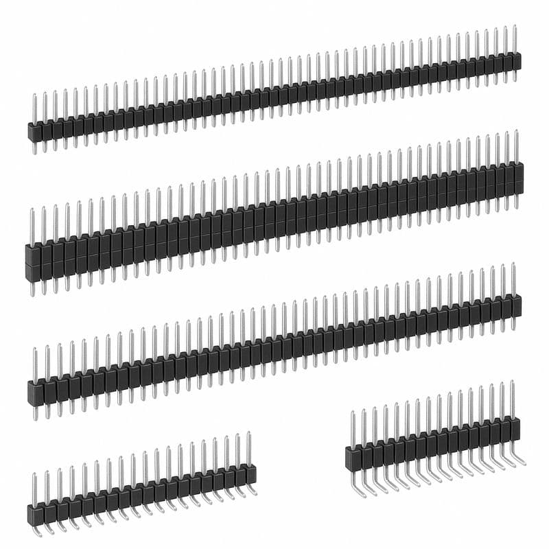 1.27mm 40-Pins Male Berg Strip Connector - View 1