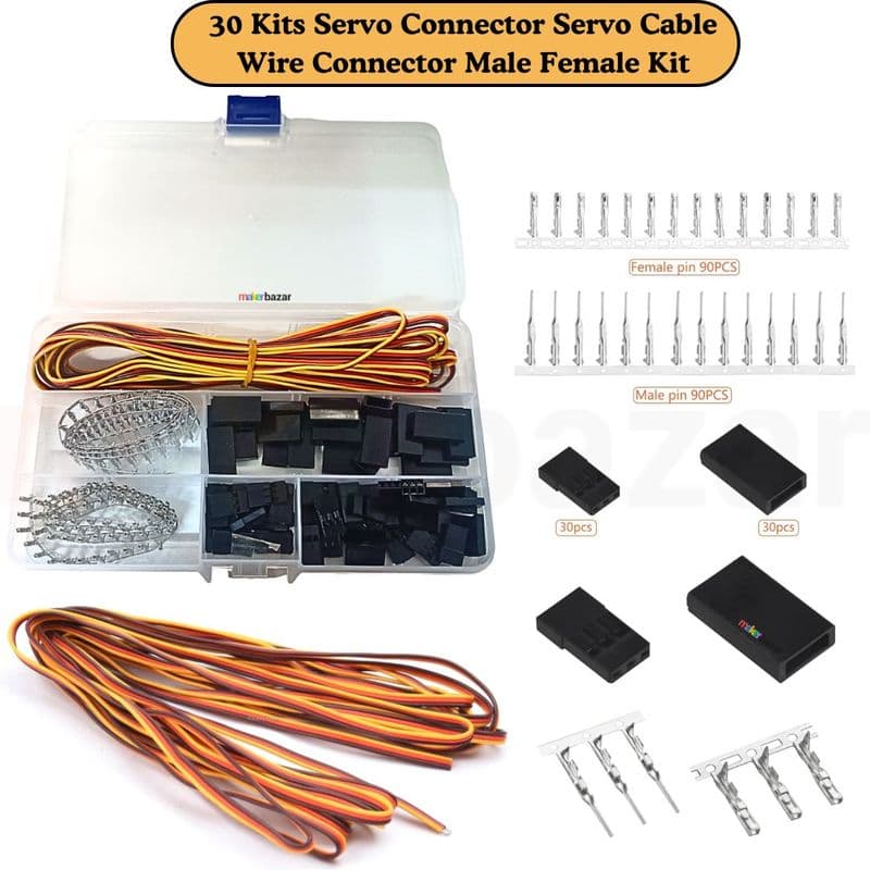 Servo Connector Servo Cable Wire Connector Male Female Kit - View 1