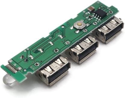 5V 2.1A 3 USB Power Bank Battery Charger Module Circuit Board Step Up Boost DIY - View 2