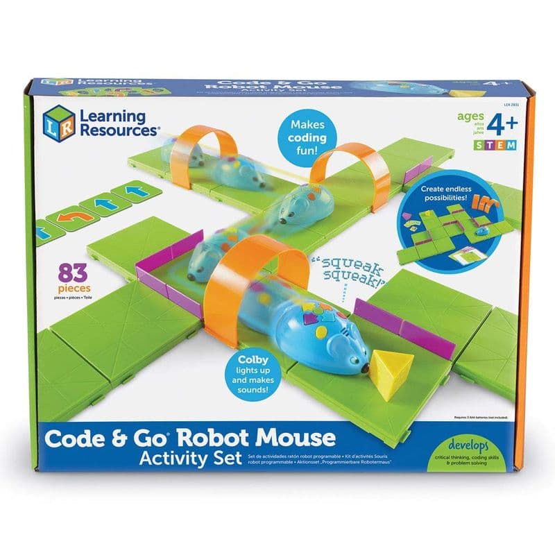 Learning Resources Code & Go Robot Mouse Activity Set, 83 Pieces - View 1