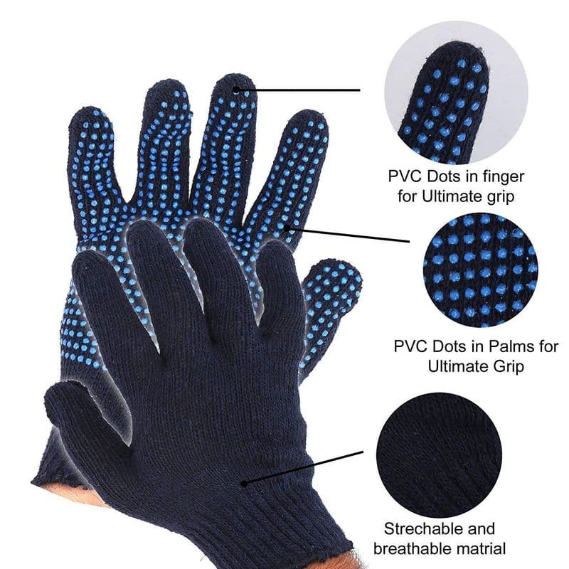 Cotton Polyester Maker's Work Gloves (Pair) - View 2