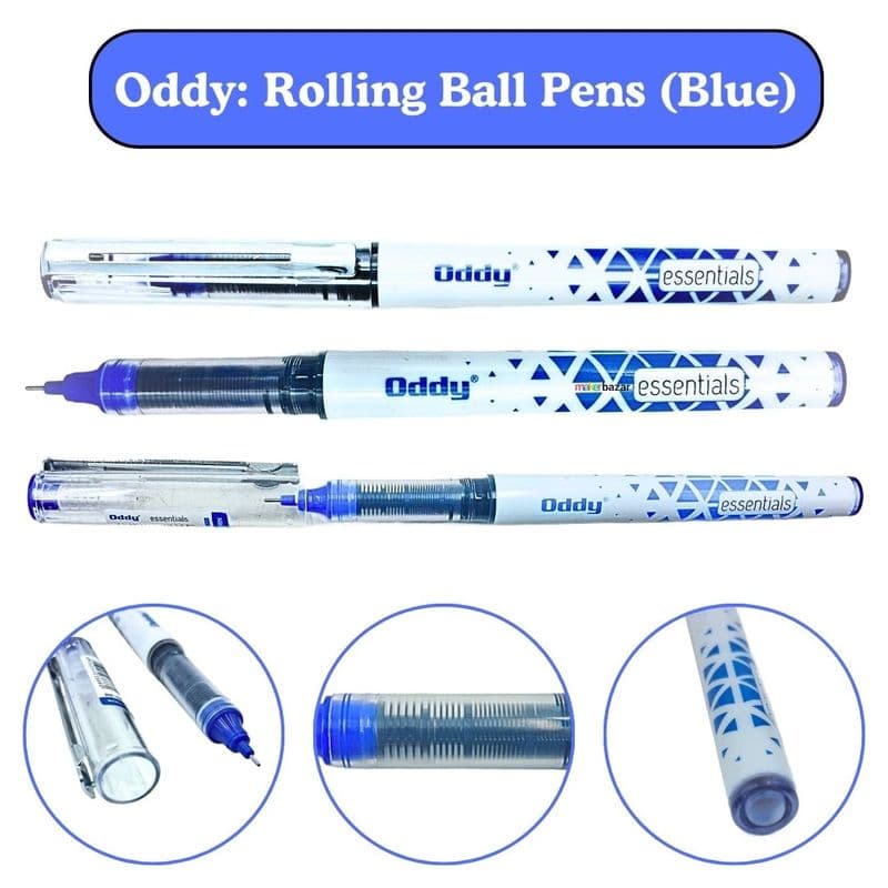 Oddy: Rolling Ball Pens Quick-Drying Ink 0.5mm Extra Fine Point Pens - View 2