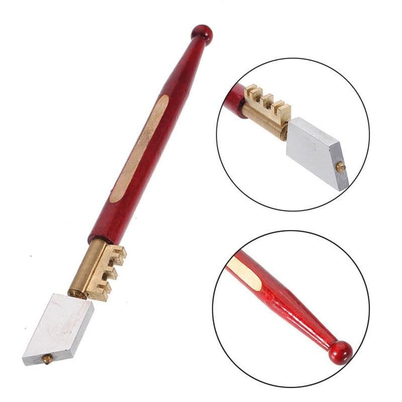 Jon Bhandari: G-001 Premium Glass Cutter Tool with Wooden Handle - View 3