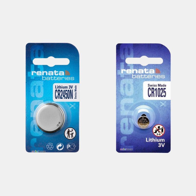 Renata 3V CR-Series Coin Button Cell Lithium Battery - View 1