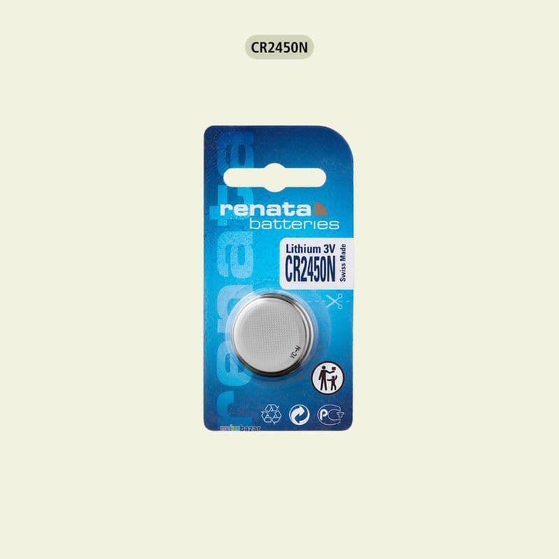 Renata 3V CR-Series Coin Button Cell Lithium Battery - View 3