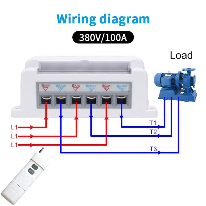 380V Three-Phase Remote Control Switch for Agricultural Pumps - View 2