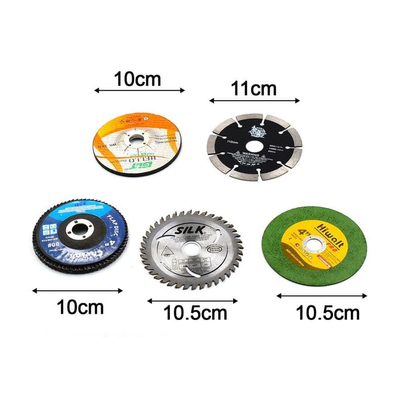 Generic: 5pcs Grinding Wheel Cutter Set For Metal/Wood/Marble - View 2