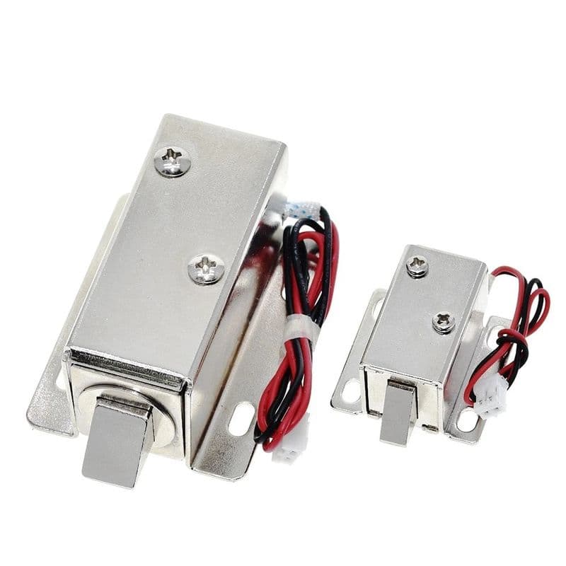 DC Cabinet Door Lock Electric Lock Assembly Solenoid - View 1