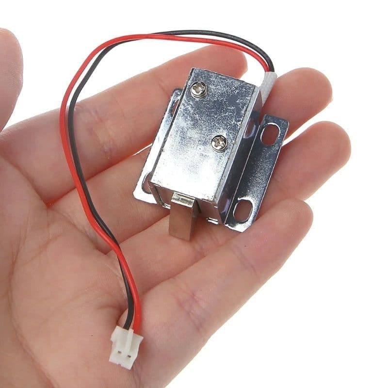 DC Cabinet Door Lock Electric Lock Assembly Solenoid - View 3