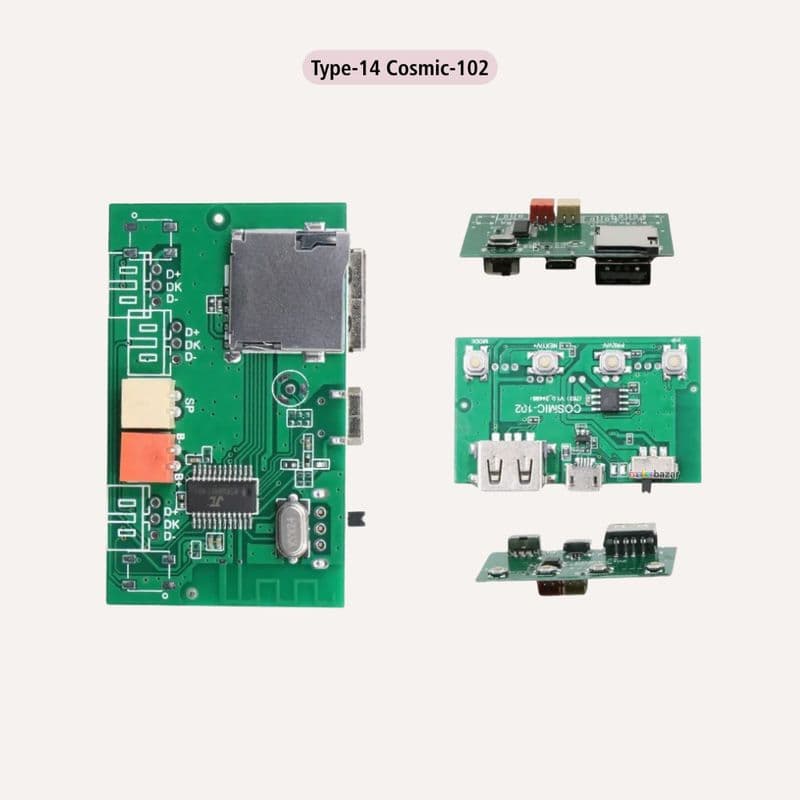 Cosmic-Series Bluetooth Audio Music Player Modules [Without Frame & Remote] - View 3