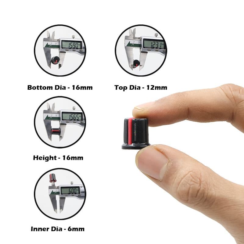 Potentiometer knob 114 With Buffer - View 2