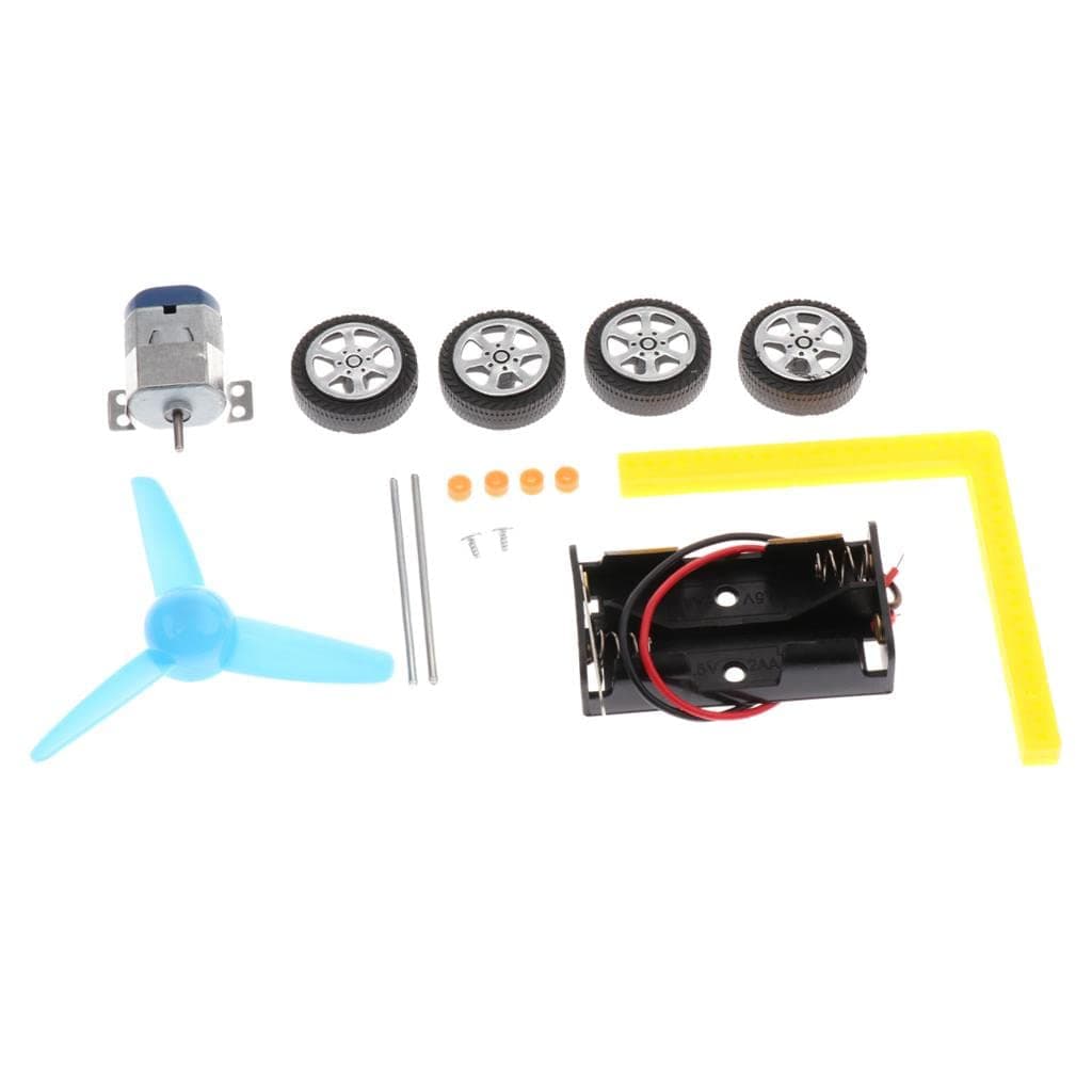 Wind-Powered Car Kit DIY Assembly Educational Toy - View 3
