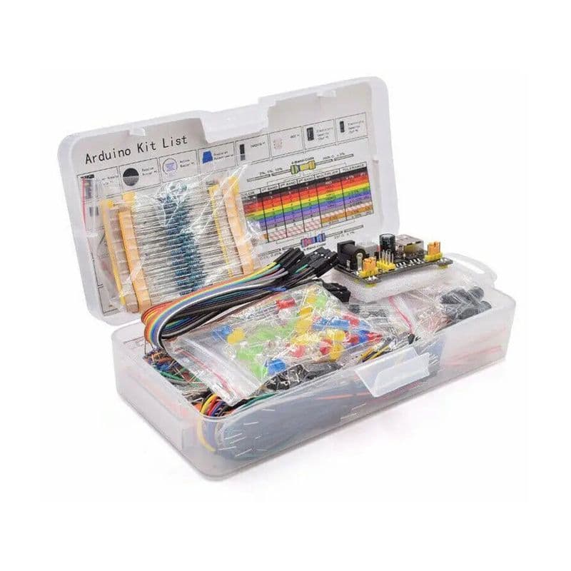 Basic Breadboard Electronic Components Kit With Power Supply Module - View 1