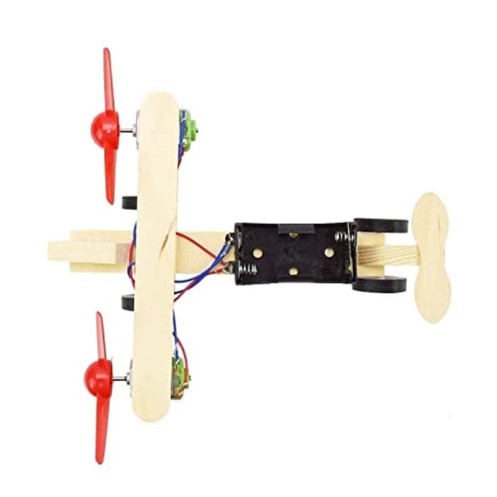 Double Propeller Glider Plane Kit DIY Educational Toy - View 3