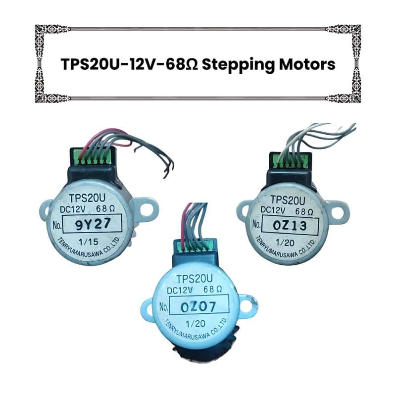 Refurbished: TPS20U-12V-68Ω Stepper Gear Motors - View 1