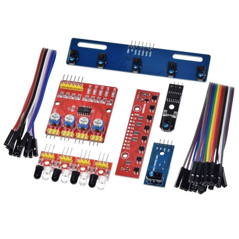 4-Channel IR Line Tracking Sensor Module - View 3
