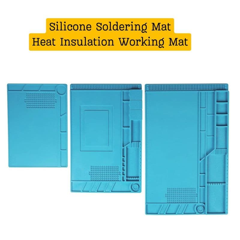 Heat Insulation Silicone Repair Mat – Anti-Static, Magnetic Workbench Mat - View 1